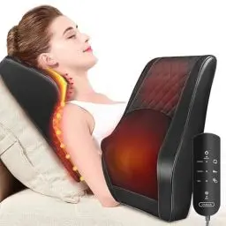 Produktbild: OMASSA Massagegerät Nackenmassagegerät mit Wärme, Shiatsu Massagegeräte 3D Knet Rückenmassagegerät, Muskelschmerzlinderung für Nacken, Rücken, Beine, Geschenke für Männer, Frauen, Mama, Papa