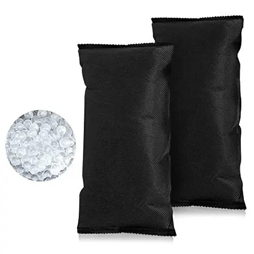Produktbild: OMECO Entfeuchter Auto Kissen 1000g Wiederverwendung Silica Gel Luftentfeuchter Granulat Pack,Gegen Feuchtigkeit und Nebel im Auto,Beseitigen Sie unangenehme Gerüche für Keller,Schränke,Auto 2x500g