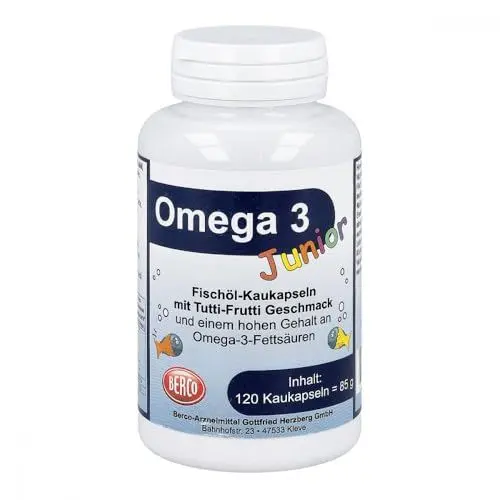 Produktbild: OMEGA 3 Junior Berco Kaukapseln 120 St