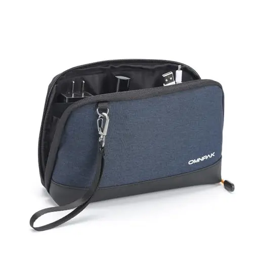 Produktbild: Omnpak Kabeltasche Kabel Organizer Tasche Reise Kabel Organizer Elektronische Zubehör Case Elektronische Tasche Organizer Kabeltasche Universal Reisekabel für Powerbank, Kabel, Akku, Karte, Handy usw.