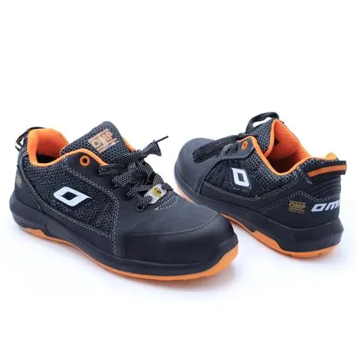 Produktbild: OMP MECCANICA SICHERHEITSSCHUHE S1P ESD PRO SPORT GRÖßE 36 GRAU/ORANGE - ARBEITSSCHUHE METALLFREI UND RUTSCHFEST 36 EU