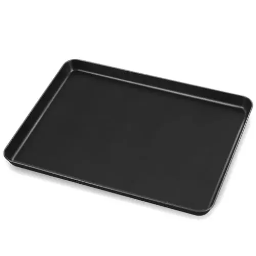 Produktbild: Backblech, Onader Karbonstahl Rechteckig Ofenblech, Kuchenblech mit Antihaftbeschichtung für Kochen Backen Servieren, Gesund & Leicht zu Reinigen, 40,5×30,5×2,5cm