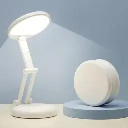 Produktbild: One Fire Tischlampe Kabellos LED Tischlampe Akku Lampe, Tischlampe Faltbar & Tragbar, 9 Helligkeit LED Tischlampe Kabellos Akku, LED Tischlampe Akku Tischlampe Lampe,Leselampe LED Tischlampe Desk Lamp