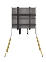 Produktbild: One For All Falcon universeller TV-Ständer – Bildschirmgröße 32–70“ – LCD-/LED-/Plasma-/OLED-/QLED-Bildschirme – VESA 400x400 – Integrierte universelle Soundbar-Halterung – Elegantes Design – WM7482