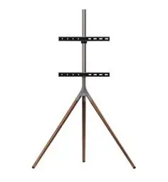 Produktbild: One For All Universelles Tripod TV-Stativ - Bildschirmgrößen 32-65'' - LCD/LED/Plasma/OLED/QLED-TV-Geräte/schwenkbar um 360° - Höhenverstellbar - VESA 400x400 - elegantes Design - WM7471