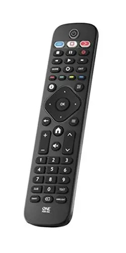 Produktbild: One for All Philips TV Fernbedienung - Funktioniert mit Allen Philips TV/Smart TV - die ideale TV-Ersatzfernbedienung - URC4913