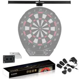 Produktbild: ONE80 Dartscheibe Beleuchtung Dart Illumina LED Beleuchtung für Dartscheibe Kork Dartscheibe Elektronisch Dartboard licht System Dartboard Beleuchtung System mit gebrandetem kleinen (PRO)