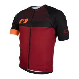 Produktbild: O´NEAL Mountainbike Trikot Aerial Jersey Split V.23 I Fahrradshirt Herren & Damen I MX DH FR MTB Trikot I Superleichtes Jersey mit viel Bewegungsfreiheit | Rot Orange | Größe S