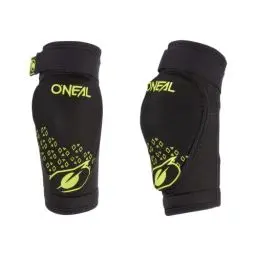 Produktbild: O'NEAL | Ellenbogenprotektor | Kinder | BMX Mountainbike MTB | Atmungsaktives Neopren, Leichtes & ultradünnes Konstrukt, Abriebfestes Material | Dirt Elbow Guard Youth V.23 | Schwarz Neon-Gelb | OS