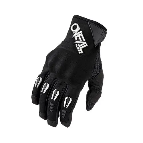 Produktbild: O'NEAL | Fahrrad- & Motocross-Handschuhe | MX MTB DH FR Downhill Freeride | Einteiliger, hochdichter Fingerknöchelschutz, Silikonaufdruck | Hardwear Glove | Erwachsene | Schwarz | Größe XXL