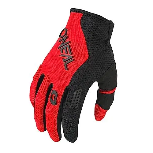 Produktbild: O'NEAL | Fahrrad- & Motocross-Handschuhe | MX MTB FR Downhill | Passform, Luftdurchlässiges Material | Element Youth Glove RACEWEAR V.24 | Kinder | Schwarz Rot | Größe L