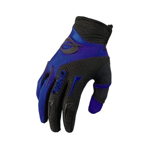 Produktbild: O'NEAL | Fahrrad- & Motocross Handschuh | Kinder | MX MTB DH FR Downhill Freeride | Langlebige, Flexible Materialien, belüftete Handinnenfäche | Element Youth Glove | Schwarz Blau | Größe L
