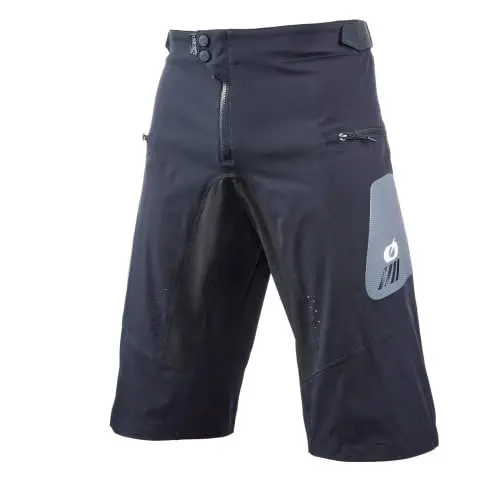 Produktbild: O'NEAL | Kurze Fahrrad-Hose | MTB Mountainbike DH Downhill FR Freeride | Strapazierfähiges Mesh-Material, Stretcheinsätze | Element FR Shorts Hybrid V.22 | Erwachsene | Schwarz Grau | Größe 32/48