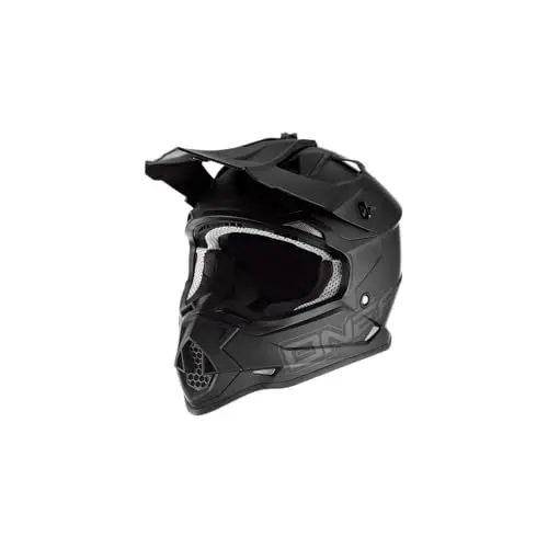 Produktbild: O'NEAL | Motocross-Helm | MX Enduro Motorrad | ABS-Schale, Lüftungsöffnungen für optimale Belüftung & Kühlung | 2SRS Helmet Flat | Erwachsene | Schwarz | Größe L