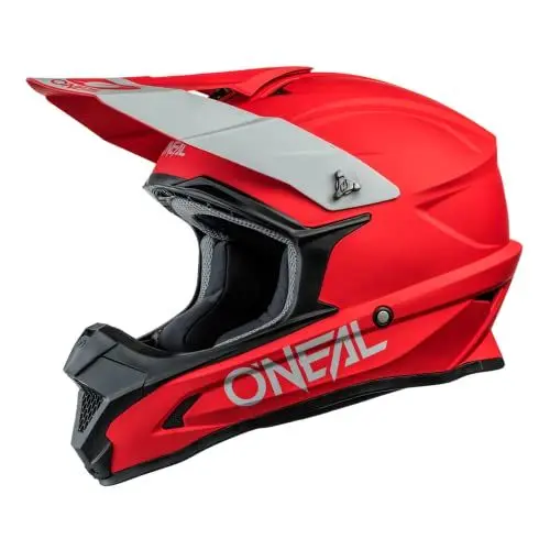 Produktbild: O'NEAL | Motocross-Helm | MX Enduro Motorrad | ABS-Schale, Lüftungsöffnungen für optimale Belüftung und Kühlung | 1SRS Helmet Solid | Erwachsene | Rot | Größe XL