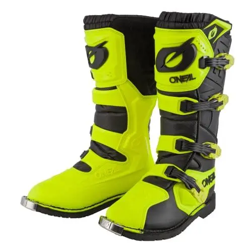 Produktbild: O'NEAL | Motocross-Stiefel | Enduro Motorrad | Komfort Air-Mesh-Innenleben, vier Verschlussschnallen, hochwertiges Synthetik-Matherial | Boots Rider Pro | Erwachsene | Schwarz Neon-Gelb | Größe 48