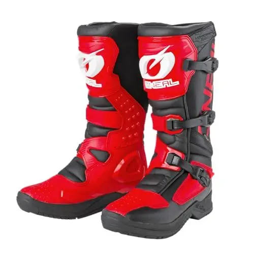 Produktbild: O'NEAL | Motocross-Stiefel | Motorrad Enduro | Innerer Knöchel-, Fuß, und Schaltzonenschutz, Perforiertes Innenfutter, hochwertiger Mikrofaser | Boots RSX | Erwachsene | Rot | Größe 47
