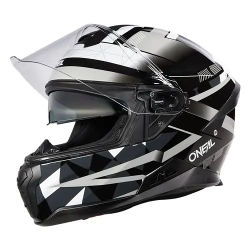 Produktbild: O'NEAL | Motorradhelm | Enduro Adventure Street | ABS-Schale, integrierte Sonnenblende | Challenger Helmet | Erwachsene | Schwarz Grau Weiß | Größe L