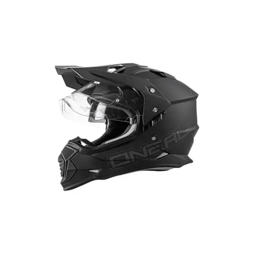Produktbild: O'NEAL | Motorradhelm | Enduro Motorrad | Ventilationsöffnungen für maximalen Luftstrom & Kühlung, ABS-Schale | Sierra Helmet Flat V.23 | Erwachsene | Schwarz | Größe XXL
