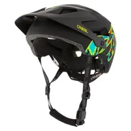 Produktbild: O'NEAL | Mountainbike-Helm | Enduro All-Mountain | Belüftungsöffnungen zur Kühlung, Polster waschbar, Robustes ABS | Helmet Defender Muerta | Erwachsene | Schwarz | Größe L XL