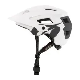 Produktbild: O'NEAL | Mountainbike-Helm | Enduro All-Mountain | Belüftungsöffnungen zur Kühlung, Polster waschbar, Robustes ABS | Helmet Defender Solid | Erwachsene | Weiß Grau | Größe L XL