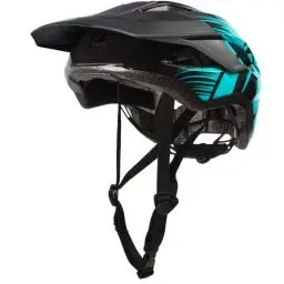 Produktbild: O'NEAL | Mountainbike-Helm | Enduro All-Mountain | Verschmolzene innere EPS & Außenschale für bessere Langlebigkeit | Matrix Helmet Split V.23 | Erwachsene | Schwarz/Türkis | XS/S/M (54-58 cm)