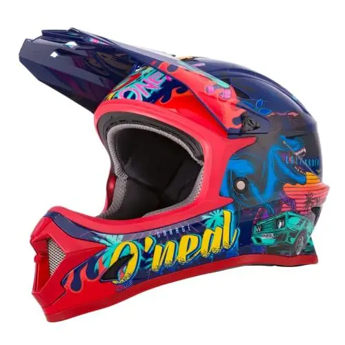 Produktbild: O'NEAL | Mountainbike-Helm | Kinder | MTB Downhill | ABS Schale, Lüftungsöffnungen für optimale Belüftung & Kühlung, Robustes ABS | Sonus Youth Helmet Rex | Multi | Größe L