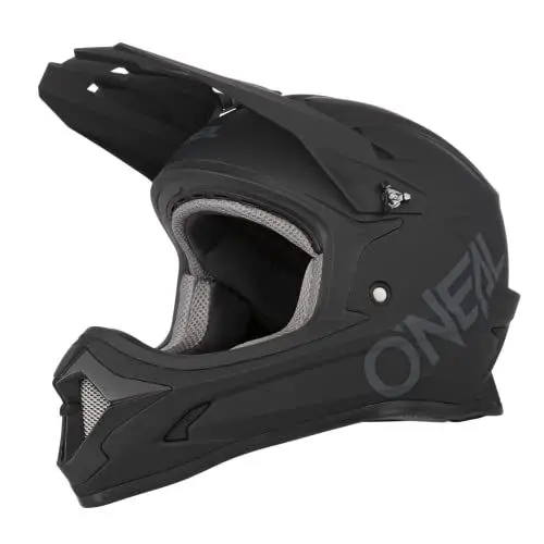 Produktbild: O'NEAL | Mountainbike-Helm | Kinder | MTB Downhill | ABS Schale, Lüftungsöffnungen für optimale Belüftung & Kühlung, Robustes ABS | Sonus Youth Helmet Solid | Schwarz | Größe L
