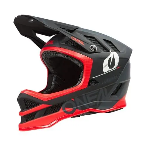 Produktbild: O'NEAL | Mountainbike-Helm | MTB Downhill | Dri-Lex® Innenfutter, Ventilationsöffnungen für Luftstrom, ABS Außenschale | Blade POLYACRYLITE Helmet Haze V.23 | Erwachsene | Schwarz Rot | Größe XS
