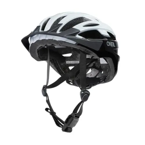 Produktbild: O'NEAL | Mountainbike-Helm | Urban Trail Riding | Leichtgewicht: nur 310g, große Ventilatoren zur Belüftung, Robustes ABS | Helmet Outcast Split V.22 | Erwachsene | Schwarz Weiß | L/XL