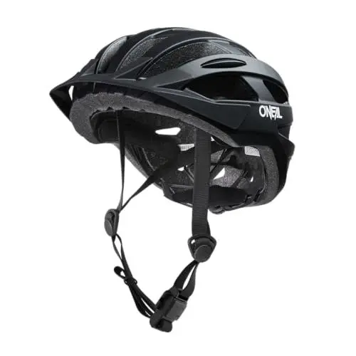 Produktbild: O'NEAL | Mountainbike-Helm | Urban and Trail Riding | Leichtgewicht: nur 310g, große Ventilatoren zur Belüftung, Robustes ABS | Helmet Outcast Plain V.22 | Erwachsene | Schwarz | S/M