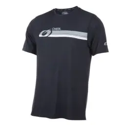 Produktbild: O'NEAL | Mountainbike-Shirt | MTB Mountainbike DH Downhill FR Freeride | Atmungsaktives Material, Schnell trocknend, antibakteriell | Slickrock Jersey V.22 | Erwachsene | Schwarz Grau | Größe M
