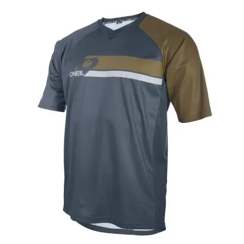 Produktbild: O'NEAL | Mountainbike-Trikot | MTB Mountainbike DH Downhill FR Freeride | Atmungsaktives Material, Flache Nähte für mehr Komfort | Pin It Jersey | Erwachsene | Grau Oliv | Größe S