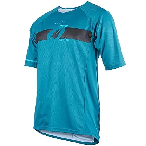 Produktbild: O'NEAL | Mountainbike-Trikot | MTB Mountainbike DH Downhill FR Freeride | Atmungsaktives Material, Flache Nähte für mehr Komfort | Pin it Jersey V.22 | Erwachsene | Petrol Blau | Größe M