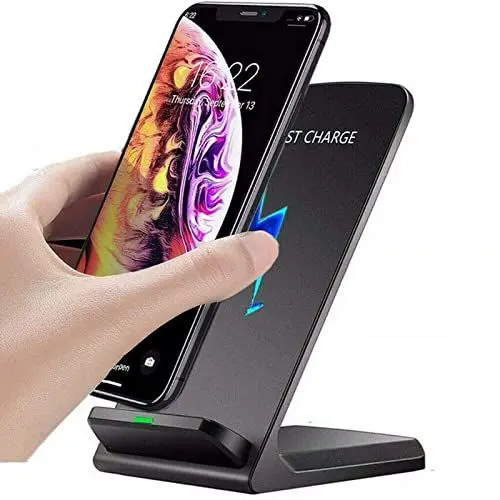 Produktbild: OneCut Induktive Ladestation, Wireless Charger für Samsung Galaxy S25| S25 Ultra| S24| S24 Ultra| S23| S22| S22| S21+| S21| S20| S10| S10e| S9| S8| S7| Note 20, 10W Kabelloser Schnellladeständer