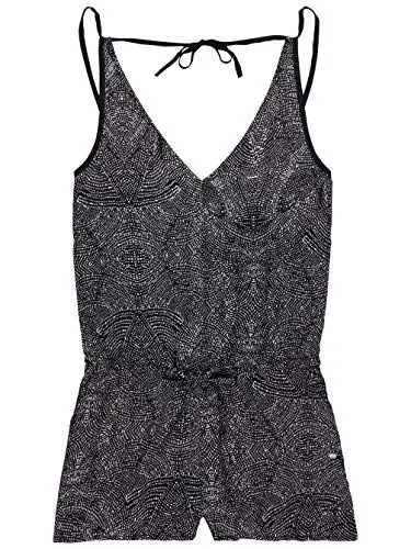 Produktbild: O'Neill Damen LW Beach Print Jumpsuit, Einteiler, Schwarz All Over Print/Weiß, XS