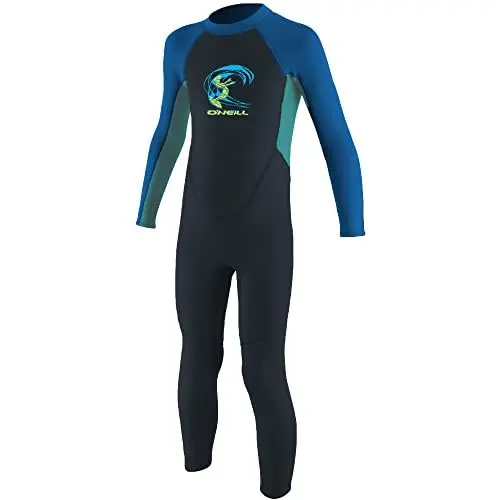 Produktbild: O'Neill Herren Toddler Reactor Ii 2mm Back Zip Full Wetsuit Neoprenanzug, Slate/Light Aqua/Ocean, 6 EU