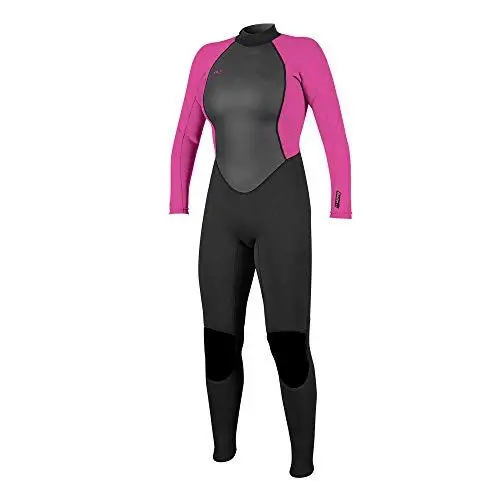 Produktbild: O'Neill Wetsuits Damen Reactor II 3/2mm Back Zip Full Wetsuit Neoprenanzug, Black/Berry, 6