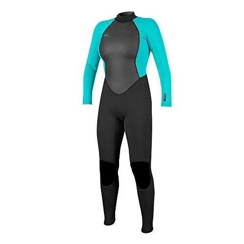 Produktbild: Oneill Wetsuits Damen Women's Reactor II 3/2mm Back Zip Full Neoprenanzug, Black/Light AQU,42 EU (US 12)