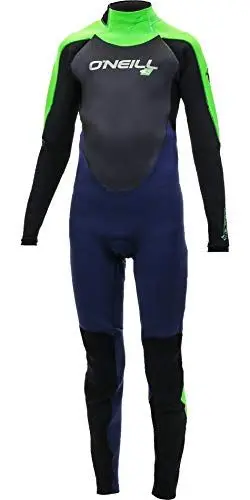 Produktbild: O'Neill Wetsuits Jungen Epic 5/4mm Back Zip Full Wetsuit Neoprenanzug, Navy/Black/Dayglo, 12
