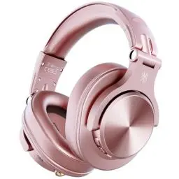 Produktbild: OneOdio Bluetooth Kopfhörer Over Ear, 72 Stdn HiFi Stereo Kopfhörer Kabellos, Wireless Headphones mit 6.35mm & 3.5mm Klinke für Studio DJ Handy PC AMP - Roségold