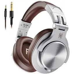 Produktbild: OneOdio Kopfhörer Over Ear, DJ Kopfhörer mit Kabel, Professionell Geschlossener Studio HiFi Kopfhörer mit Share Port für E-Drum Piano Gitarre AMP Recording Monitoring