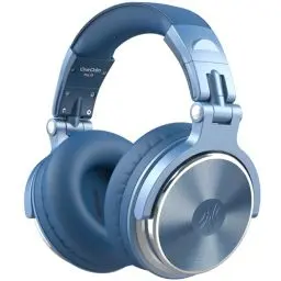 Produktbild: OneOdio Over Ear Kopfhörer mit Kabel, 50mm Treiber, Bassklang, 6.35 & 3.5mm Klinke, Share-Port, Geschlossene DJ Headphones für Studio, Podcast, Monitor, Handy, PC, MP3/4 (Pro-10 Himmelblau)