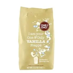 Produktbild: One&Only Frappé Powder Vanilla Flavoured 1 kg - Getränkepulver mit Vanillegeschmack zur Zubereitung eines Frappés im Mixer