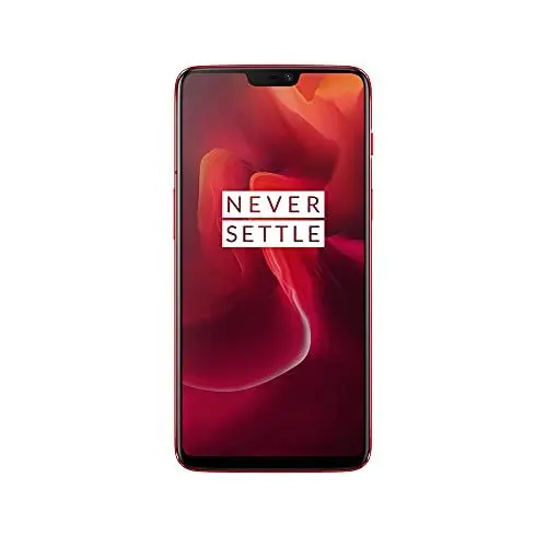 Produktbild: OnePlus 6 Smartphone (15,95 cm (6,28 Zoll) 19:9 Touch-Display, 128 GB interner Speicher, Android 8.1 Oreo/Oxygen OS 5.1), Rot