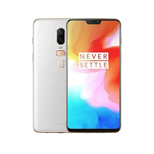 Produktbild: OnePlus 6 Smartphone (15,95 cm (6,28 Zoll) 19:9 Touch-Display, 128 GB interner Speicher, Android 8.1 Oreo / Oxygen OS 5.1), Silk White