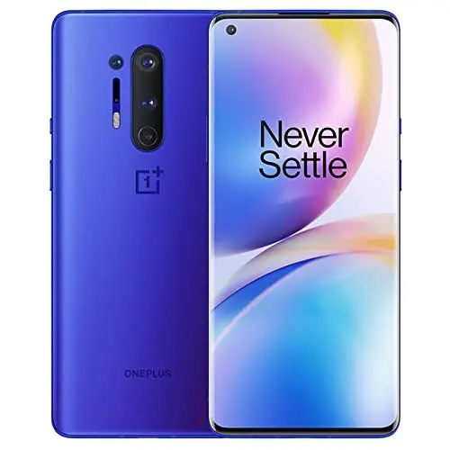 Produktbild: OnePlus 8 Pro (5G) Smartphone ohne Vertrag, 12 GB RAM + 256 GB Speicher, 6.78” (3D) Fluid AMOLED 120Hz Display, Wireless Fast Charging 4510mAh Akku, Dual Sim - Blau