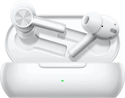 Produktbild: OnePlus Buds Z2 - Kabellose Kopfhörer mit Geräuschunterdrückung, bis zu 38 Stunden Akkulaufzeit und Dolby Atmos-Unterstützung - Perlweiss