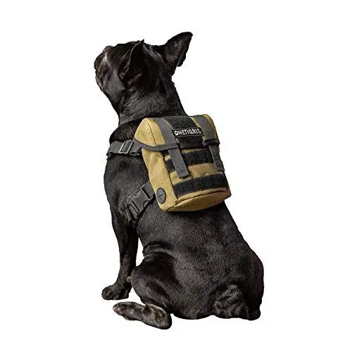 Produktbild: OneTigris Eureka Hunderucksack, Kleiner Hundebackpack mit Kotbeutelspender zum täglichen Wandern für kleine Hunde