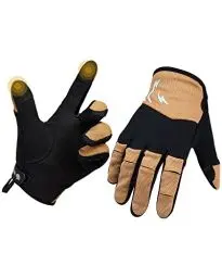 Produktbild: OneTigris Taktische Handschuhe Touchscreen Militär Herren Einsatzhandschuhe Motorradhandschuhe Outdoor Motocross Handschuhe Kletterhandschuhe für Airsoft Paintball Wandern Jagen Radsport (XL, Tan)